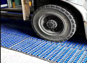 车轮清洁地刷模块